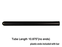 Load image into Gallery viewer, Vortex Racing Clip-On Standard Bar 10.875 Length- Black