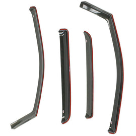 Westin 2007-2018 Toyota Tundra Crew Max In-Channel Wind Deflector 4pc - Smoke