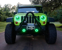 Load image into Gallery viewer, Oracle 7in High Powered LED Headlights - Black Bezel - ColorSHIFT - BC1