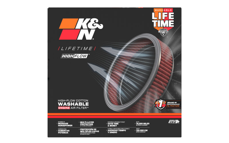K&N 67-71 Ford/Mercury Drop In Air Filter