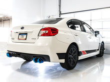 Load image into Gallery viewer, AWE Tuning 2015+ VA WRX Sedan Touring Edition Exhaust - Vapor Blue Quad Tips