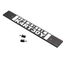 Load image into Gallery viewer, Kartboy Subaru License Plate Delete - Black Barcode