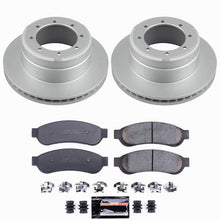 Load image into Gallery viewer, Power Stop 05-10 Ford F-350 Super Duty Rear Z23 Coated Brake Kit