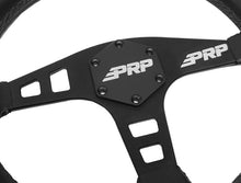 Load image into Gallery viewer, PRP Flat Leather Steering Wheel - Black