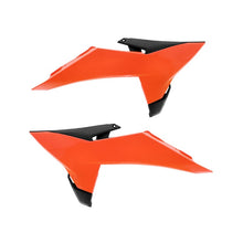 Load image into Gallery viewer, Cycra 25+ KTM SX/SXF/XC/XCF OEM Radiator Shrouds - Orange/Black