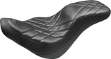 Mustang 18-21 Harley Fat Bob Standard Touring Recessed Passenger Seat - Black