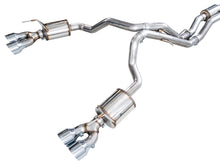 Load image into Gallery viewer, AWE Tuning 2021+ Cadillac Escalade 6.2L ESV 0FG Dual Exit Exhaust System w/ 5in Chrome Silver Tips