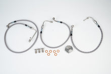 Load image into Gallery viewer, Twin Power 97-04 FLHR FLTR FLHRC Stainless Steel Dot Brake Line Kit Front +6in