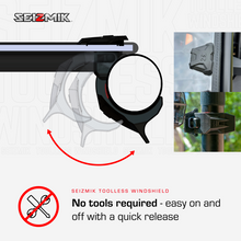 Load image into Gallery viewer, Seizmik 21-25 Honda Talon/4 Tool-less Front Windshield Hardcoded