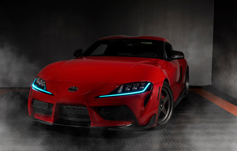 Oracle 20-21 Toyota Supra GR RGB+A Headlight DRL Upgrade Kit - ColorSHIFT w/o Controller