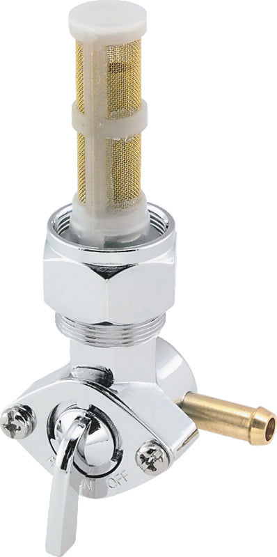 Bikers Choice 78-86 Big Twin & XL Chrome 22MM Petcock Straight Right Facing Outlet