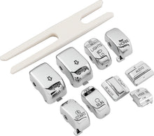 Load image into Gallery viewer, Bikers Choice 96-16 FLHT FLHR 06-16 FLHX Chrome Switch Cap Kit Replaces H-D 71816-09