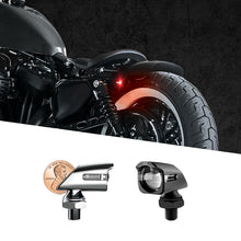 Load image into Gallery viewer, XK Glow Mini Red Turn Signal Black x2