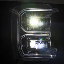 Load image into Gallery viewer, AlphaRex 23-26 Ford F-250 SD LUXX LED Proj Headlights Alpha Blk w/Activ Light/Seq Signal/Switchback