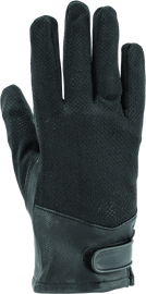 River Road Pecos Leather Mesh Gloves Black - Medium