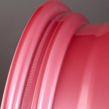 Load image into Gallery viewer, Gram Lights 57CR 18x9.5 +38 5x114.3 Sakura Pink Wheel (w/ Center Cap &amp; No. 21 BK Air Valve)