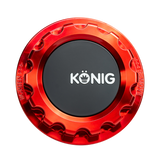 Konig MRK1 Anodized Red Gear Cap w/ Logo