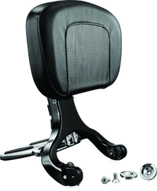 Kuryakyn Multi-Purpose Backrest Black & Chrome