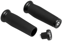 Load image into Gallery viewer, Kuryakyn Thresher Grips Universal 1inch Black