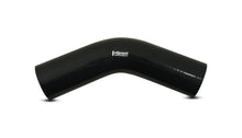 Load image into Gallery viewer, Vibrant 4 Ply Reinforced Silicone Elbow Connector - 1in ID x 8in Leg 45 Deg Elbow (BLACK)