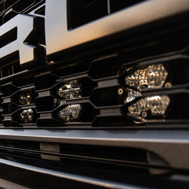 Baja Designs 2021+ Ford Raptor (Incl. 2024 R/37) Squadron Sport 2.0 Behind Grille Kit (MP) - Clear