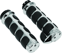 Load image into Gallery viewer, Kuryakyn ISO Grips With Throttle Boss Dual Cable Chrome