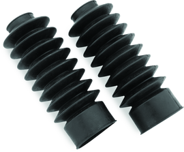 Bikers Choice 41MM Black Fork Boots Extended 8.58in / Collapsed 4in (Pair)
