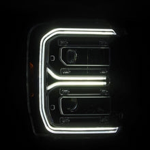 Load image into Gallery viewer, AlphaRex 23-26 Ford F-250 SD LUXX LED Proj Headlights Alpha Blk w/Activ Light/Seq Signal/Switchback