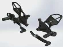 Load image into Gallery viewer, Vortex Racing 06-23 Yamaha YZF-R6 Rear Set- Black
