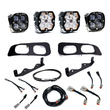 Load image into Gallery viewer, Baja Designs 23-25 Ford SD Squadron Sport/SAE 2.0 Dual Fog Pocket Kit Upfitter (SAE Fog) - Clear