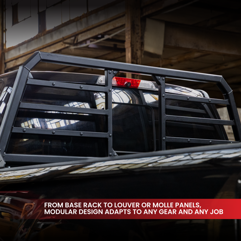 Gen-Y 19+ Dodge Ram 2500/3500 Defender Headache Rack Only - Black