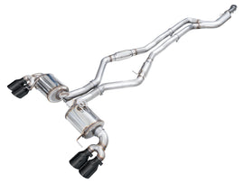 AWE Tuning 22-26 BMW M240i (G42) Touring Edition Exhaust - Diamond Black Tips