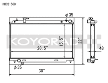Load image into Gallery viewer, Koyo 03-06 Nissan 350Z 3.5L V6 Radiator