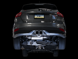 AWE Tuning Ford Focus ST Touring Edition Cat-Back Exhaust - Resonated - Diamond Black Tips