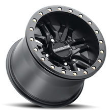 Load image into Gallery viewer, Raceline A91B Ryno 15x8in / 4x137 BP / 10mm Offset / 110.18mm Bore - Satin Black Beadlock Wheel