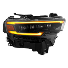 Load image into Gallery viewer, AlphaRex 25-26 Dodge Ram 1500 NOVA LED Proj Headlights- Alpha-Black w/Activ Lit/Seq Signal/Switchbk