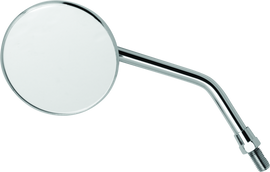 BikeMaster 3in Adjustable Round Mirror 10mm - Each - Chrome