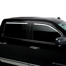 Load image into Gallery viewer, Putco 14-18 Chevy Silverado LD - 4 Door - Crew Cab Element Chrome Window Visors