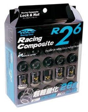 Load image into Gallery viewer, Project Kics 12X1.25 Black R26 Lug Nuts - 16+4