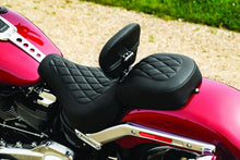 Load image into Gallery viewer, Mustang 08-21 Harley Rd King, 08-23 Street Glide Trike Sissy Bar Pad Deluxe(12 inch x 9 inch)- Black