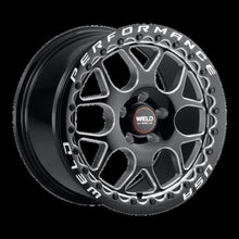 Load image into Gallery viewer, Weld Solana Beadlock 17x10 / 5x120 BP / ET42 / 78.1mm Bore - Gloss Black MIL DIA Wheel