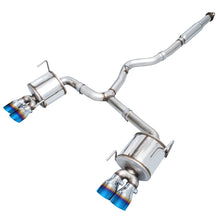 Load image into Gallery viewer, AWE Tuning 12-14 Subaru WRX STI Touring Edition Exhaust - Vapor Blue Quad Tips