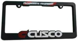 Cusco License Plate Frame Black Usdm Spec Limited