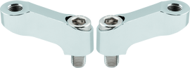 BikeMaster Mirror Extension 10mm Pair - Chrome
