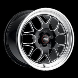 Weld Solana Drag 20x10 / 6x135 BP / ET38 / 6.99in BS / 87.1 Dia - Gloss Black MIL Wheel