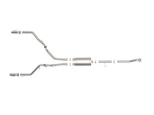 Load image into Gallery viewer, aFe 21-26 Ford F150 Tremor Gemini XV 3IN 304SS Cat-Back Exhaust Dual Rear Exit w/Polished Tips