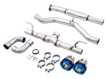 Load image into Gallery viewer, AWE Track Edition Exhaust for Subaru BRZ / Toyota GR86 / Toyota 86 / Scion FR-S - Vapor Blue Tips