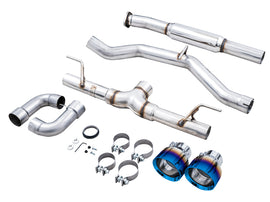 AWE Track Edition Exhaust for Subaru BRZ / Toyota GR86 / Toyota 86 / Scion FR-S - Vapor Blue Tips