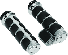 Load image into Gallery viewer, Kuryakyn ISO Grip With Throttle Boss Dual Cable Chrome