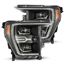 Load image into Gallery viewer, AlphaRex 21-22 Ford F150 Luxx-Series Projector Headlights Black w/Activ Light/Seq Signal